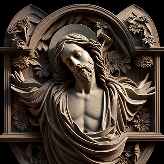 3D model st jesus (STL)